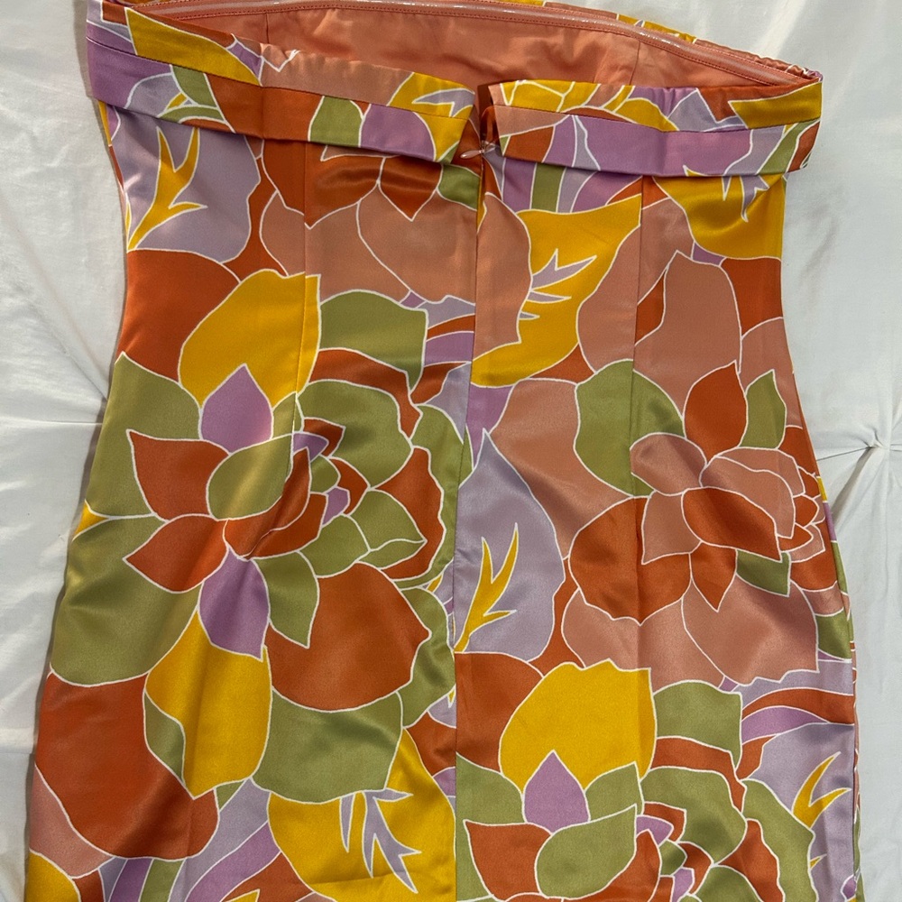 NWT Runaway the Label Jade Satin Mini Dress in Mindy - Picture 5 of 7
